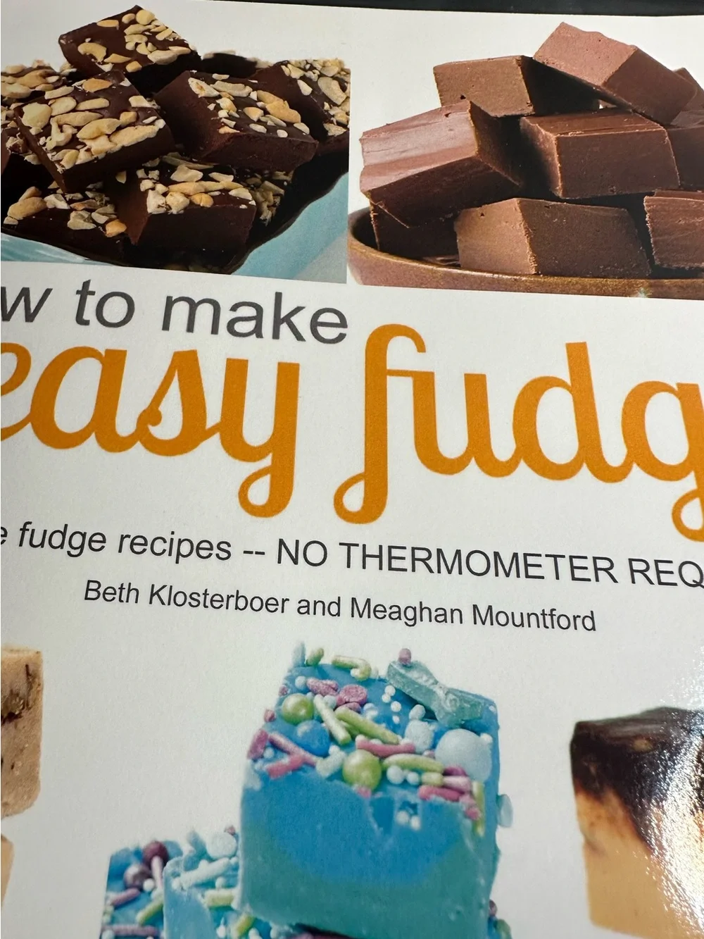 How to make easy fudge cookbook by Beth Klosterboer